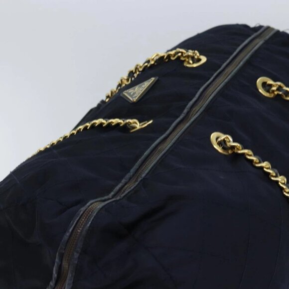 PRADA Boston Bag Nylon Navy Auth - Picture 6 of 16